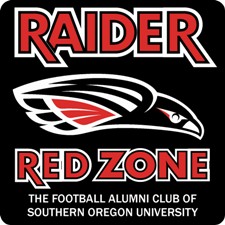 Raider Red Zone the football alumni club of SOU logo
