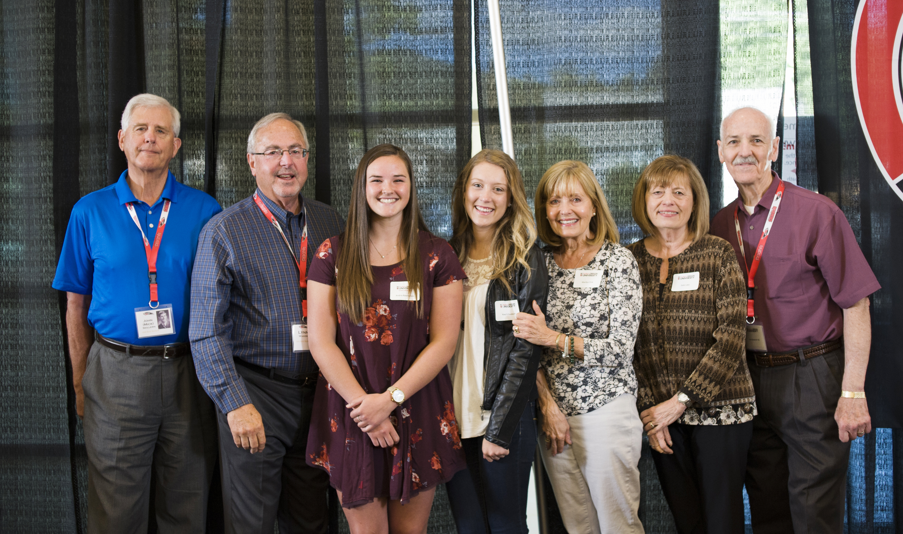 Donors with scholarship recipient