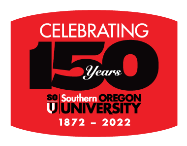 Celebrating 150 Years Southern Oregon University 1872 2022 Logo